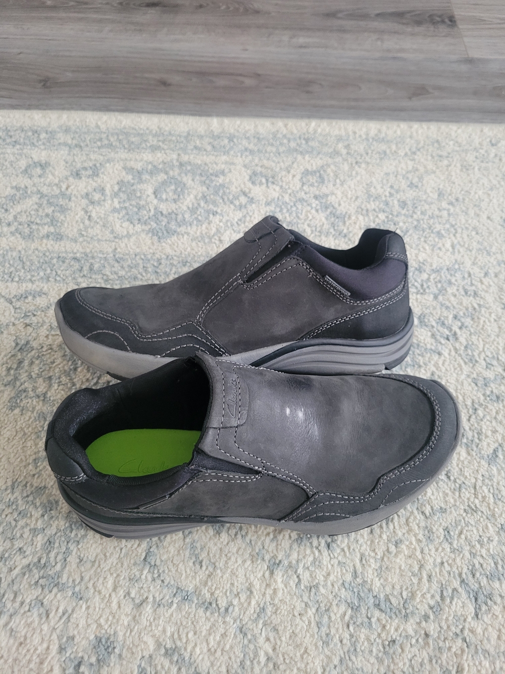 Clarks Men's Dress Slip On Leather  Shoes Size 9